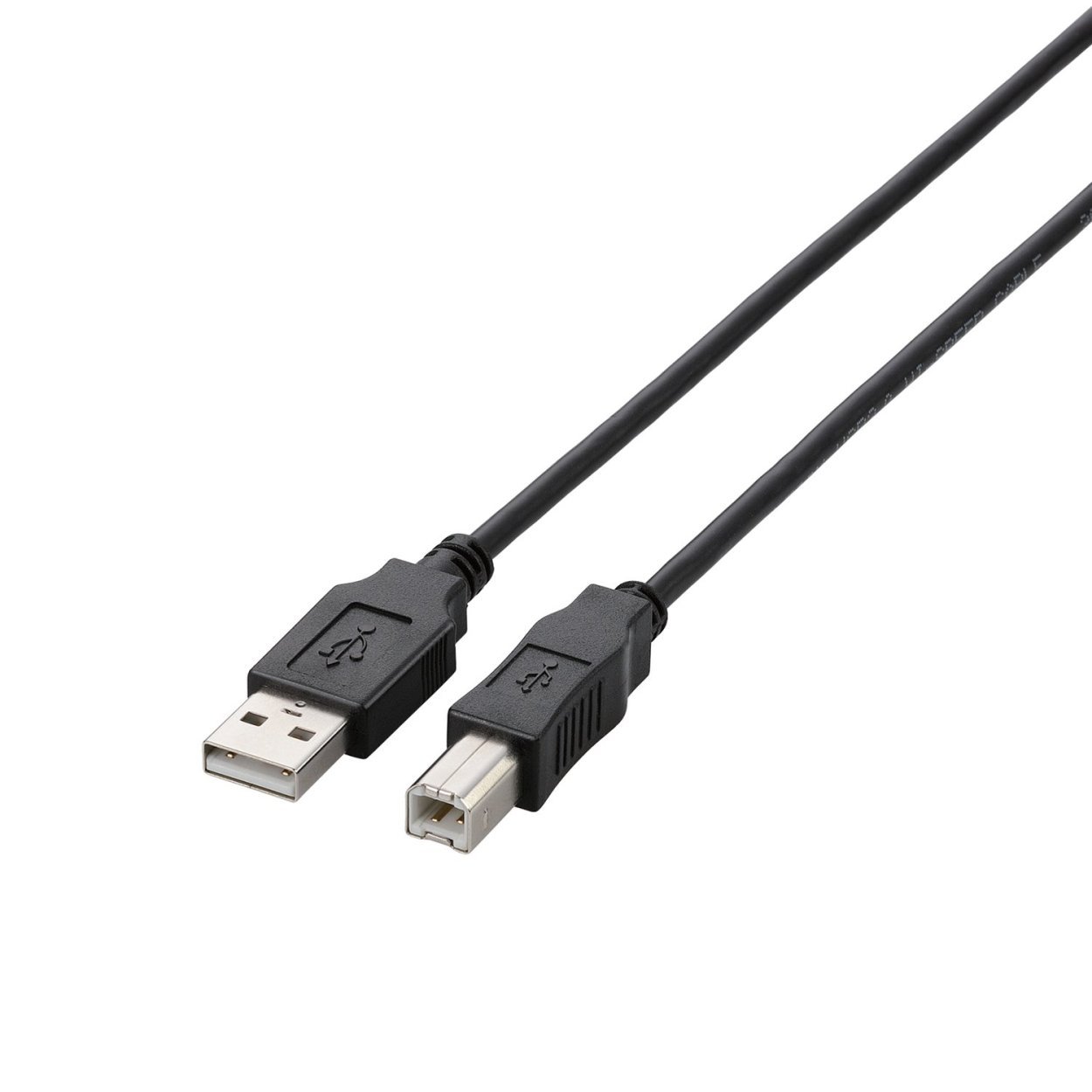 NAエレコム USBケーブル 【B】 USB2.0 (USB A オス to USB B オス) 3m ブラック U2C-BN30BK