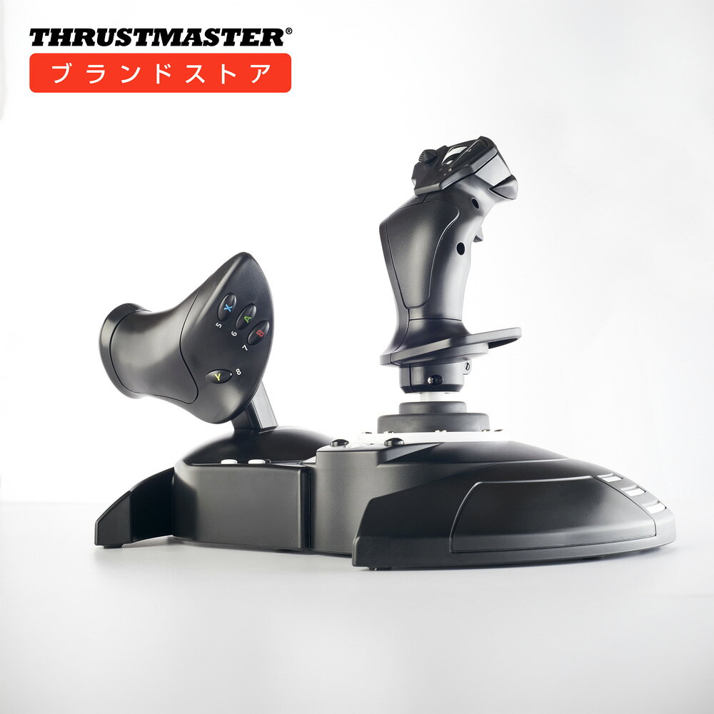 Thrustmaster スラストマスター フライトスティック T Flight Hotas One Xbox Series X S Xbox One PC 対応 フライトシミュレーター 着脱式スロットル プラグアンドプレイ 国内