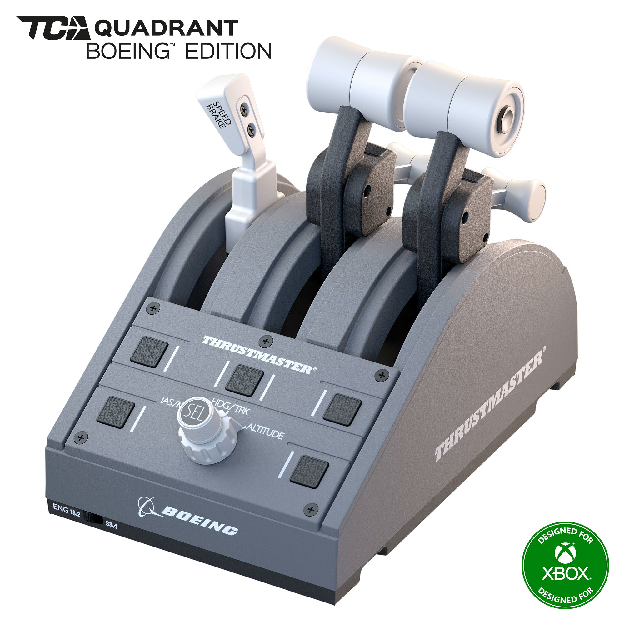 Thrustmaster スラストマスター 高精度スロットルクアドラント TCA Quadrant Boeing Edition Xbox Series X|S PC対応 フライトシミュレーション向け 国内正規品