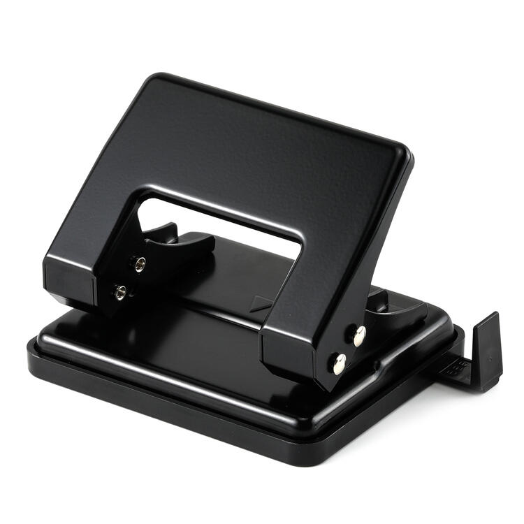 MoKo 穴あけパンチ 2穴 ハンディ 最大20枚 穴径6mm 奥行12mm U型刃採用 小型 卓上パンチャー 事務用品 ..