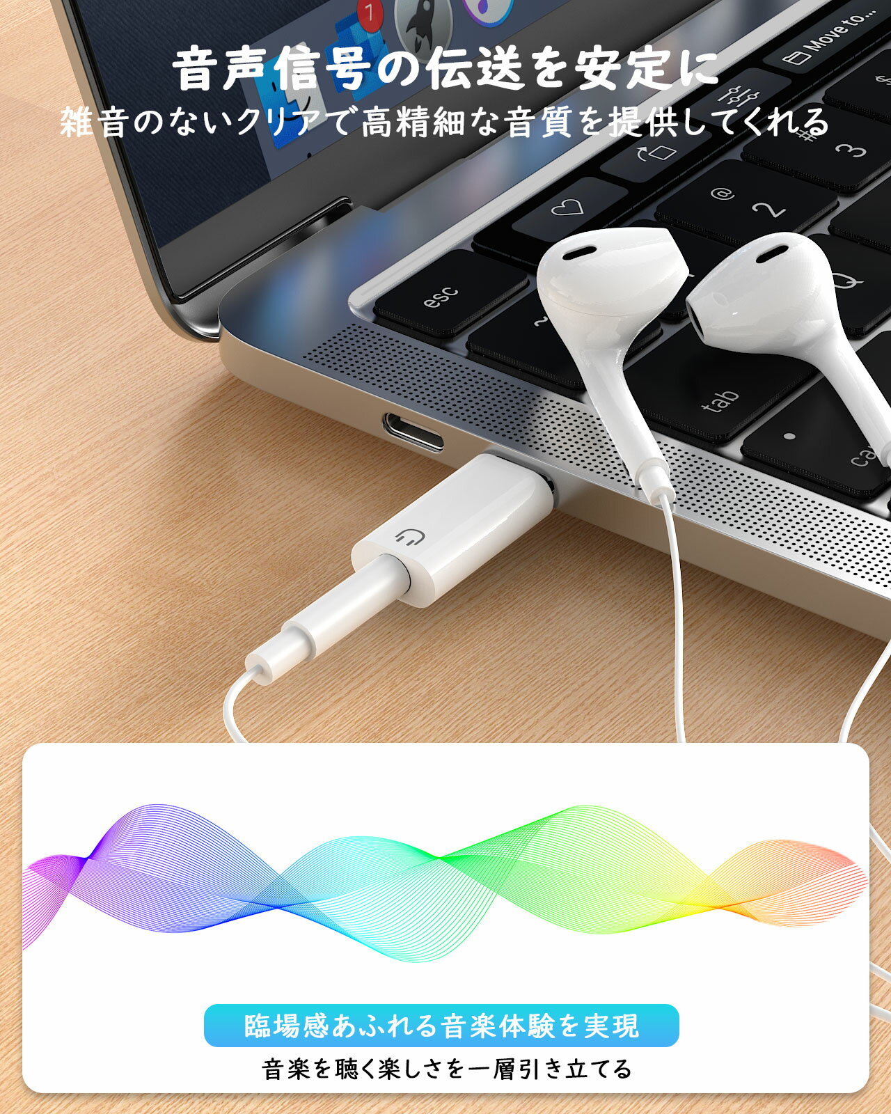 【2個セット】 USB Type-C 3.5m...の紹介画像3