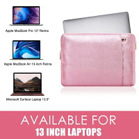 ATiCタブレットPCバッグ13インチ用ノートパソコンケースストラップバッグ防水PUレザー製品衝撃吸収小物収納出張通勤旅行等の場合にMacBookAir13/MacBookProRetina13/iPadPro12.9/AsusZenBook13.3など13-13.3のノートPCに適用便利多機能