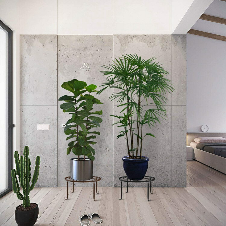 フラワースタンド 3個セット 室内 台 花台 スタンド 鉢スタンド 感謝価格 アイアン プランターラック ポット 飾り台 観葉植物 植木 置く 置き台 脚 プレゼント 植木鉢置き 園芸ラック プラントスタンド 直径23cm 玄関 ポットスタンド 誕生日 猫脚付 母の日 100lb耐荷重