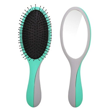 ヘアブラシ-Luxspire 磁石ヘアブラシ 櫛 くし ヘアケア コーム 静電気防止 頭皮マッサージ つや感あり 頭皮に優しい ヘアスタイリング用品 マッサージ 髪をほどく 二一体型のデザイン ゴム製のハンドル 磁気設計 人間工学 柔らかくて滑らか 持ち運び便利 軽量