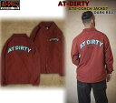 X5OFFN[|+|Cg2{AT-DIRTY ATD COACH JACKET DARK RED Abg_[eB[ _[eB[  R[` WPbg lCS ԏi AEghA oCN c[O Lv re[W NbVbN t@bV AJW