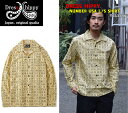 ☆G・W期間限定当店5%OFFクーポン!+ポイント2倍!!☆DRESS HIPPY NUMBER USA L/S SHIRT YELLOW ドレスヒッピー オー...