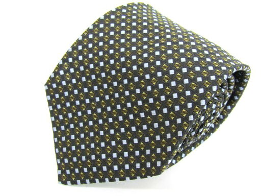 ヒューゴボス ブランドネクタイ 総柄 シルク イタリア製 メンズ ブラック HUGO BOSS 【中古】 ヒューゴボス ブランドネクタイ 総柄 シルク イタリア製 メンズ ブラック HUGO BOSS 【中古】