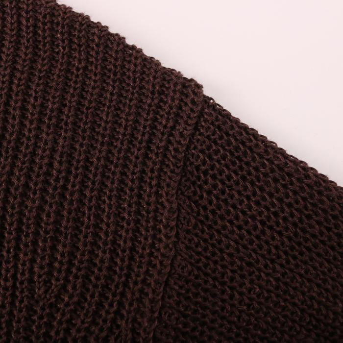 プラステ サマーニット リネン100% シアーニット 長袖 メッシュ サイドスリット 無地 トップス レディース Mサイズ ブラウン PLST 【中古】