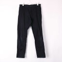 プラステ ロングパンツ ストレッチパンツ 無地 ボトムス レディース Mサイズ ネイビー PLST 【中古】(4)