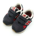 ニューバランス ベビーシューズ スニーカー 子供靴 FS313BRI ユニセックス ベビー 男の子用 13.5cmサイズ ネイビー NEW BALANCE 【中古】