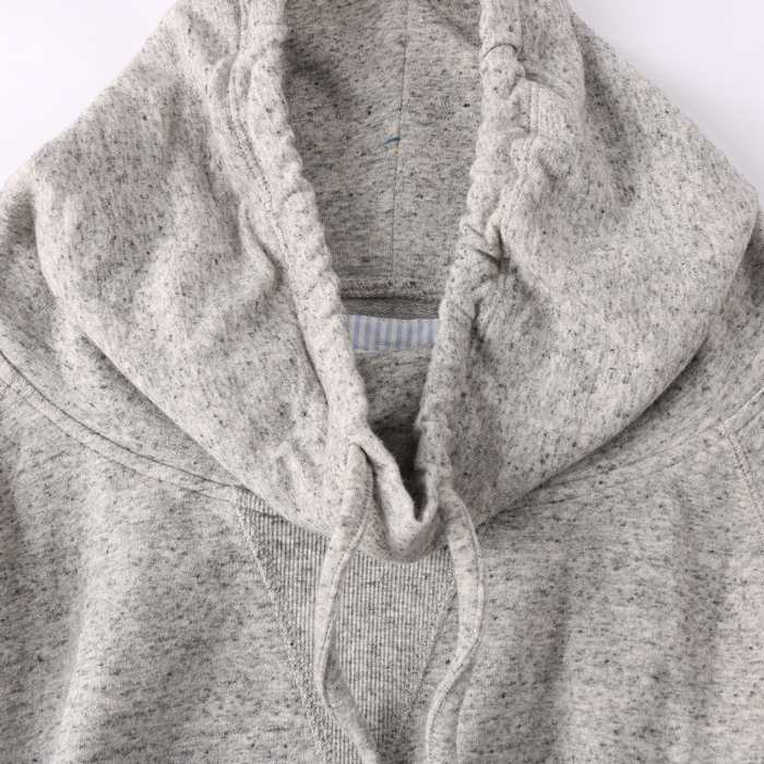 プラステ スウェット ワンピース チュニック 長袖 ストレッチ フード 無地 トップス レディース 2サイズ グレー PLST 【中古】