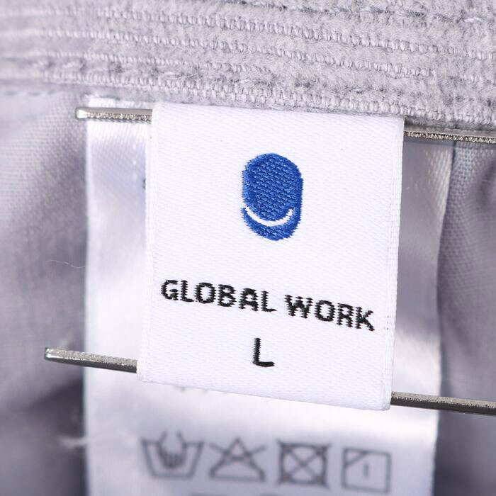 グローバルワーク ペインターパンツ ロングパンツ ストレッチ コーデュロイ 無地 ボトムス レディース Lサイズ グレー GLOBAL WORK 【中古】 thumbs-up-12901265 Thumbs-up サンプル画像3