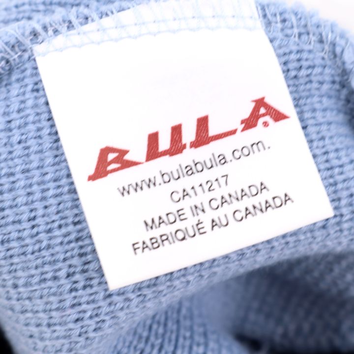Thumbs-upのブーラ ニットキャップ ニット帽 ビーニー ロゴ ブランド 帽子 メンズ ブルー BULA 【中古】｜アングル3