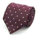 シンプルフレーズクラバット ブランド ネクタイ ドット柄 メンズ パープル SIMPLE PHRASE CRAVAT 【中古】