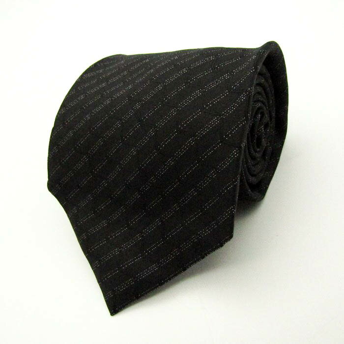 楽天スーパーSALE【半額50%OFF】タケゾー ブランド ネクタイ シルク ストライプ柄 ドット柄 メンズ グレー TAKEZO 【中古】