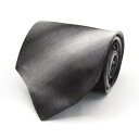 【全品39%OFFクーポン8月4日20:00~8月15日01:59まで】クリッツアウォモ ブランド ネクタイ ストライプ柄 グラデーション シルク イタリア製 メンズ ブラック KRIZIA UOMO 【中古】