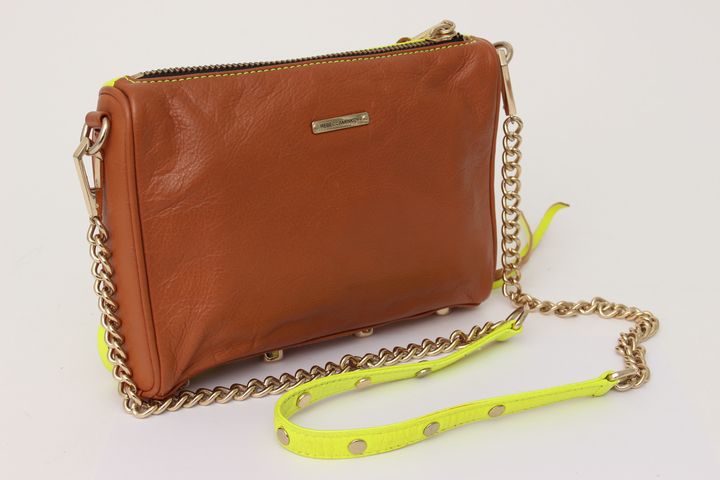 レベッカミンコフ ショルダーバッグ MINI5ZIP 斜め掛け ブランド 鞄 カバン レディース イエロー Rebecca Minkoff 【中古】