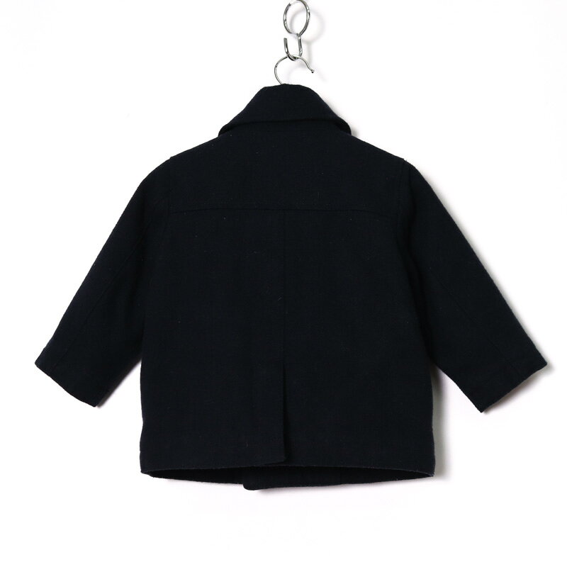 Thumbs-upのギャップ ピーコート ウール混 アウター ベビー 男の子用 90サイズ ネイビー GAP 【中古】｜アングル2