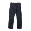 【4/20 11:00から 50 OFFクーポン】ユニクロ デニムパンツ ジーンズ メンズ 31(79cm)サイズ ネイビー UNIQLO 【中古】