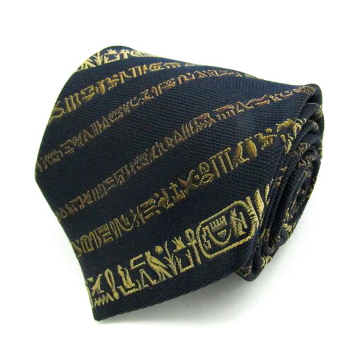ビザン ブランド ネクタイ シルク メンズ ネイビー BYZAN 【中古】 ビザン ブランド ネクタイ シルク メンズ ネイビー BYZAN 【中古】