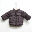 べべ ナイロンジャケット 中綿入り アウター ベビー 男の子用 90サイズ ブラウン BeBe 【中古】