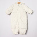 ギャップ ツナギ ジャンプスーツ ロンパース アウター ダウン ベビー 女の子用 80サイズ ホワイト GAP 【中古】