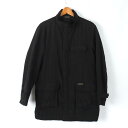 クロコダイル ブルゾン ジャケット キルティング 中綿 アウター 黒 メンズ Mサイズ ブラック CROCODILE 【中古】(4)