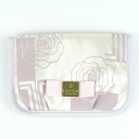 ランバン ポーチ マスク/ティッシュケース 花柄 マルチケース ブランド 小物 レディース パープル系 LANVIN 【中古】