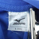 【4/20 11:00から 50%OFFクーポン】ミズノ タンクトップ Vネック フロントロゴ スポーツウエア メンズ Lサイズ ブルー Mizuno 【中古】 3