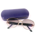カールラガーフェルド サングラス メガネ 度有 KL8753 日本製 ブランド フレーム メンズ 59□15サイズ ゴールド KARL LAGERFELD 【中古】(4)