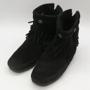 ミネトンカ ハイトップバックジップブーツ 299 ブランド 靴 シューズ 黒 レディース 5サイズ ブラック Minnetonka 【中古】