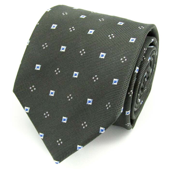 シンプルフレーズクラバット ブランド ネクタイ 小紋柄 ドット シルク PO メンズ カーキ SIMPLE PHRASE CRAVAT 【中古】