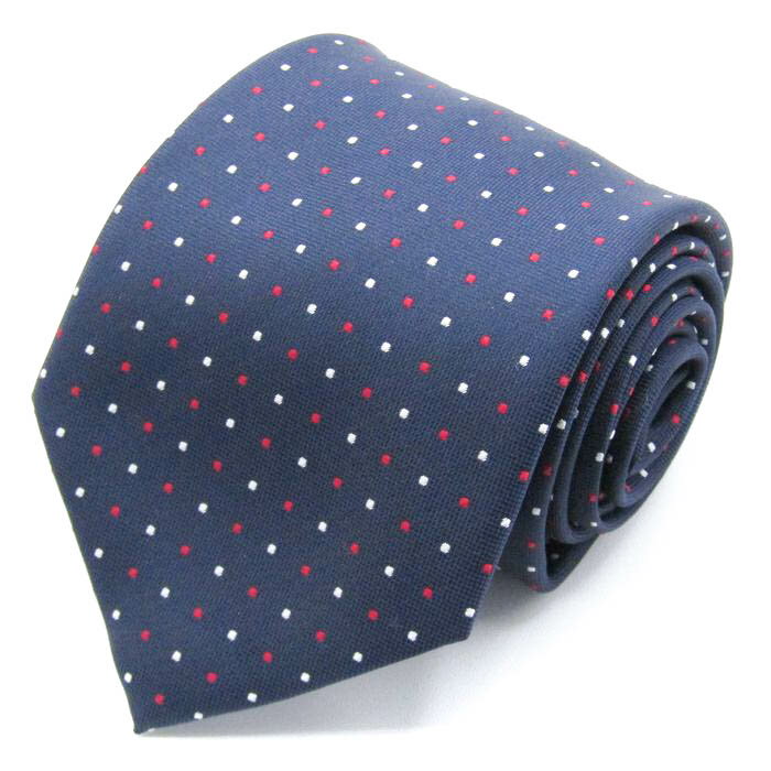 シンプルフレーズクラバット ブランド ネクタイ ドット PO メンズ ネイビー SIMPLE PHRASE CRAVAT 【中古】