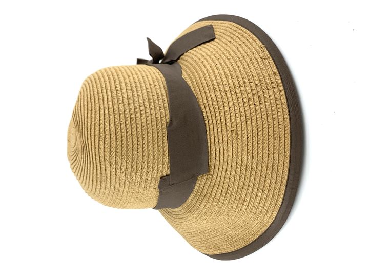 【3000円以上購入で50％OFFクーポン 8/1 0:00〜8/3 23:59 】ロペピクニックパサージュ ペーパーハット 麦わら帽子 つば広 リボン ブランド レディース ブラウン系 ROPE PICNIC PASSAGE 【中古】 thumbs-up-12949516 Thumbs-up サンプル画像2