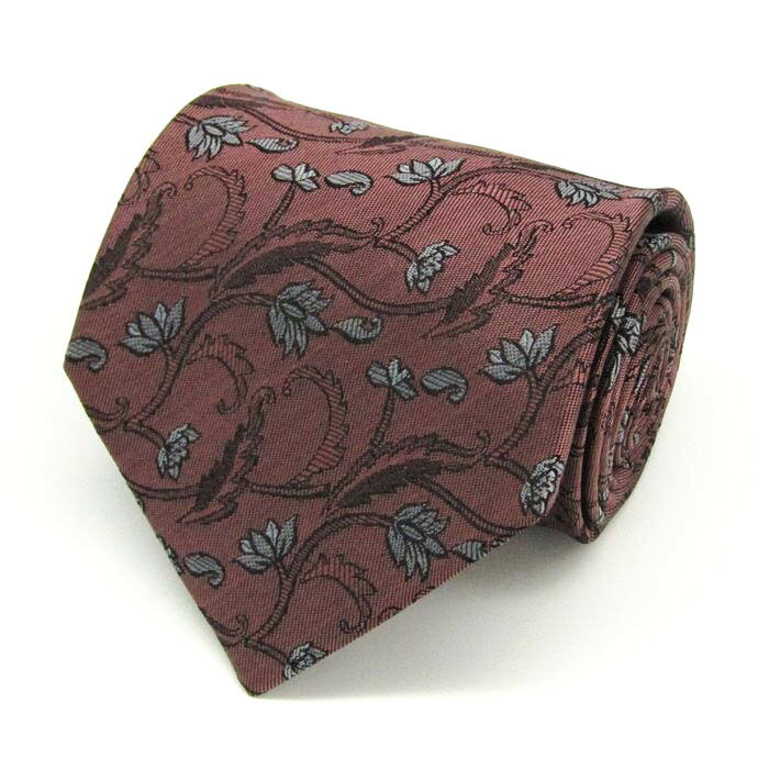 レノマ ブランドネクタイ 総柄 シルク PO メンズ ピンク renoma 【中古】