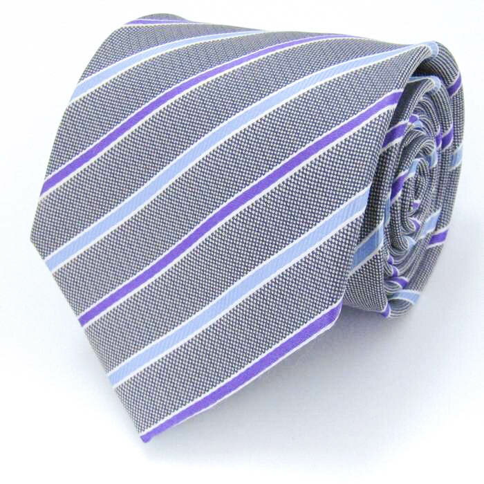 Paul celanese ブランド ネクタイ ストライプ柄 格子柄 ドット シルク PO メンズ ブルー TIE 【中古】