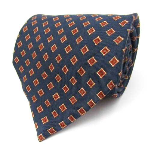 アンドリューズタイ ブランド ネクタイ 総柄 シルク イタリア製 PO メンズ ネイビー Andrew's Ties 【中古】 アンドリューズタイ ブランド ネクタイ 総柄 シルク イタリア製 PO メンズ ネイビー Andrew's Ties 【中古】