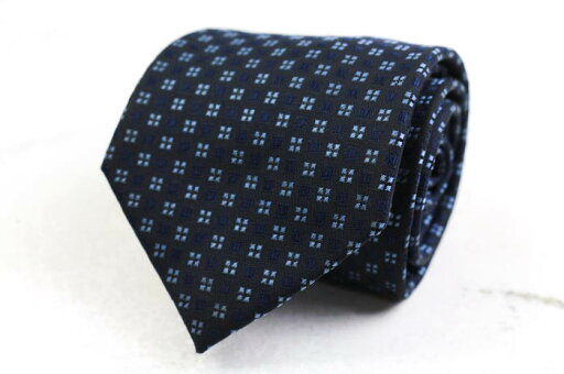 シンプルフレーズクラバット ブランド ネクタイ 小紋柄 格子柄 スクエア柄 PO メンズ ネイビー SIMPLE PHRASE CRAVAT 【中古】 シンプルフレーズクラバット ブランド ネクタイ 小紋柄 格子柄 スクエア柄 PO メンズ ネイビー SIMPLE PHRASE CRAVAT 【中古】