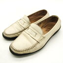 サルヴァトーレフェラガモ ローファー ブランド シューズ 靴 イタリア製 白 レディース 6サイズ ホワイト Salvatore Ferragamo 【中古】(4)