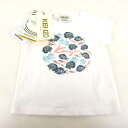ケンゾー 半袖Tシャツ 魚柄 コットン トップス 未使用 ベビー 女の子用 6Mサイズ ホワイト KENZO 【中古】