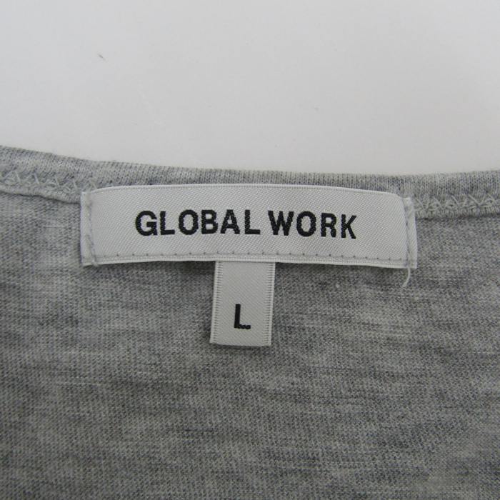 グローバルワーク タンクトップ ノースリーブ シャツ トップス レディース Lサイズ グレー GLOBAL WORK 【中古】 thumbs-up-12966883 Thumbs-up サンプル画像3