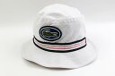 ラコステ バケットハット ロゴ ワッペン 帽子 ブランド レディース Mサイズ ホワイト LACOSTE 【中古】(4)