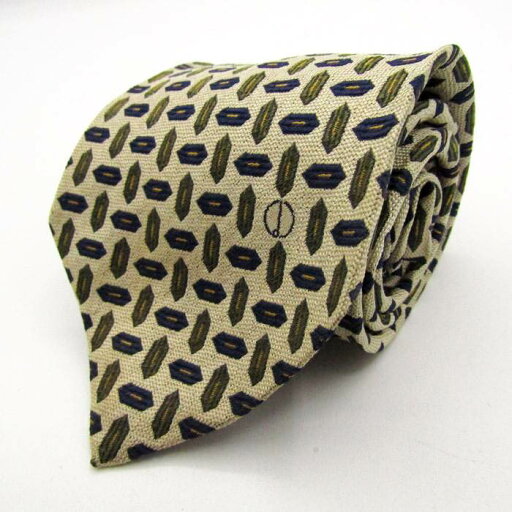 ダンヒル ブランド ネクタイ ロゴ 小紋柄 シルク PO メンズ ベージュ Dunhill 【中古】 ダンヒル ブランド ネクタイ ロゴ 小紋柄 シルク PO メンズ ベージュ Dunhill 【中古】