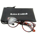ロデオクラウンズ メガネ 眼鏡 度無 フルリム フレーム ブランド アイウェア レディース ブラウン系 Rodeo Crowns 【中古】(4)