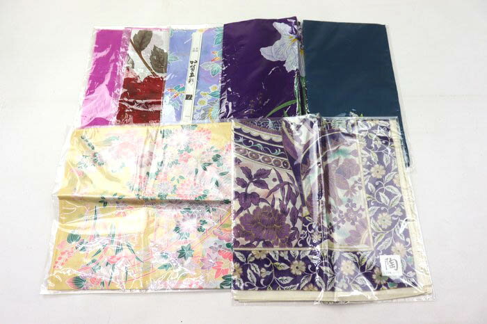 陶/有松志ぼり他 ハンカチ 未使用 7点セット まとめて 大量 レディース 【中古】