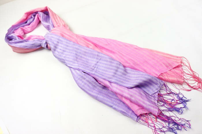 オリエンタルアーティファクツ ストール グラデーション 未使用 ブランド レディース ピンク/パープル oriental artifacts 【中古】