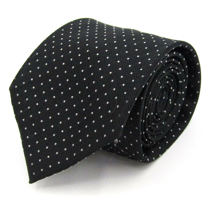 ブリックハウス ブランド ネクタイ ドット シルク PO メンズ ブラック BRICK HOUSE 【中古】