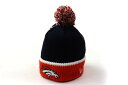 ニューエラ デンバー ブロンコス ニットキャップ 帽子 NFL ブランド メンズ ネイビー NEW ERA 【中古】