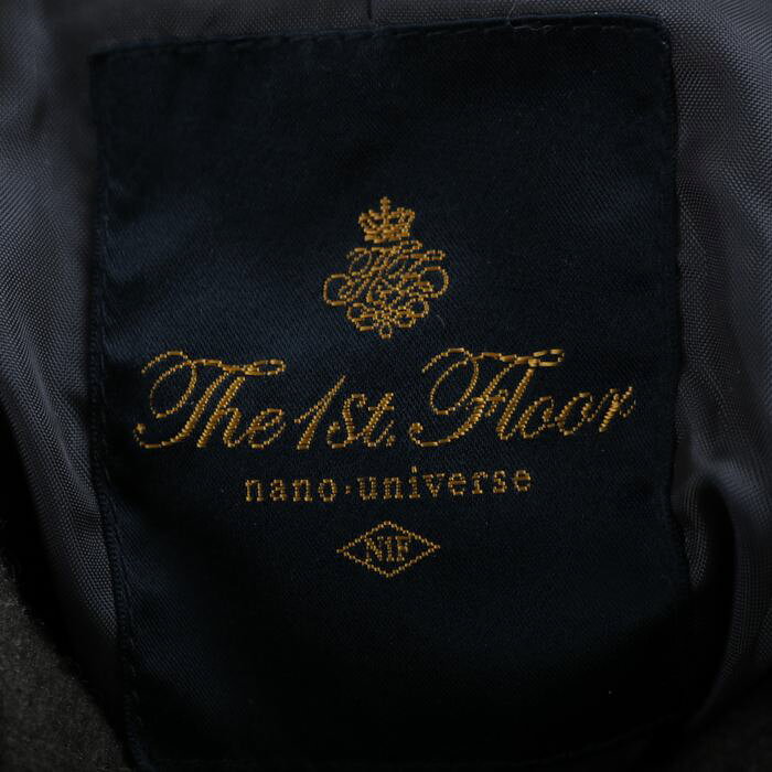 ナノユニバース ピーコート アウター ショートコート ジャケット レディース 36サイズ カーキ nano universe The 1st.Floor 【中古】 thumbs-up-12989796 Thumbs-up サンプル画像3