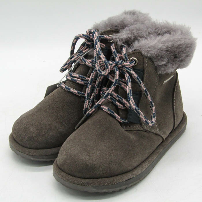 【全品39％OFFクーポン配布中】エミュー ブーツ 未使用 K11310S Shoreline シューズ 靴 キッズ 男の子..